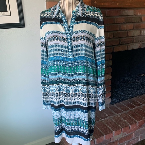 Diane Von Furstenberg Dresses & Skirts - Diane von Furstenberg Seanna Silk Shirt Dress 10